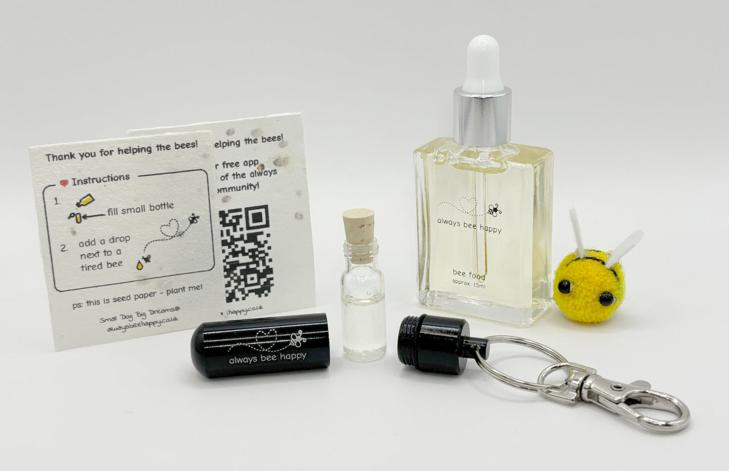 Christmas Themed Bee Revival Kit Gift Bag
