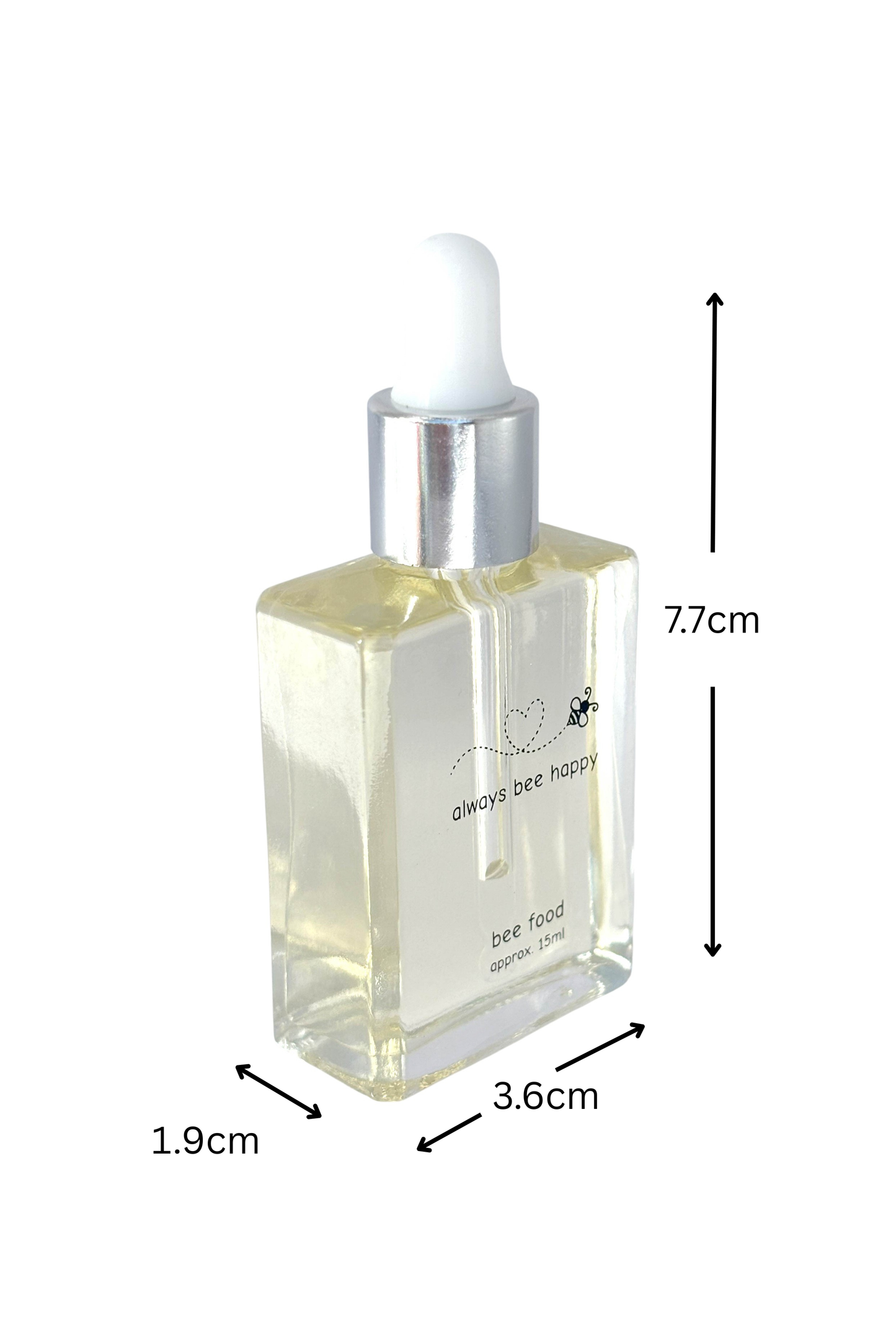 Valentine's Day Bee Revival Kit Gift - 2 x Keyrings, 15ml Dropper Bottle with Syrup, Seed Paper, Eco Packaging, Free Gift Wrap