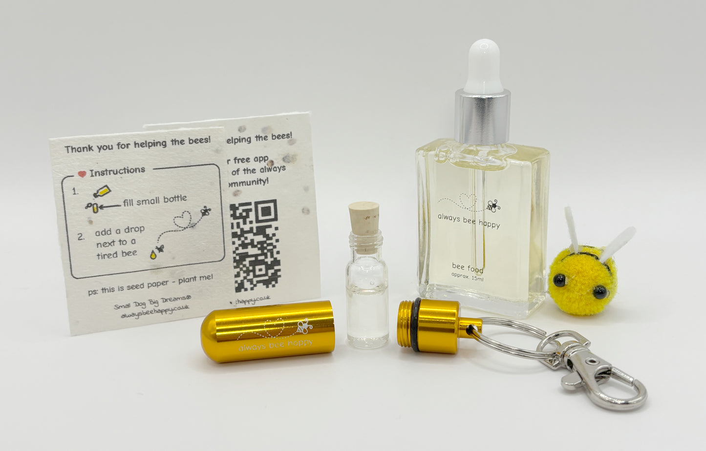 Christmas Themed Bee Revival Kit Gift Bag