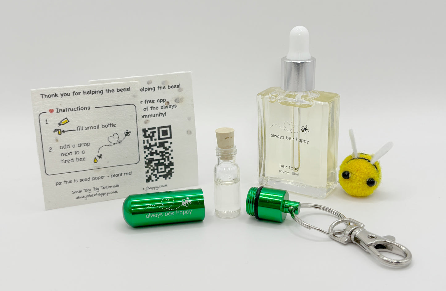 Christmas Themed Bee Revival Kit Gift Bag