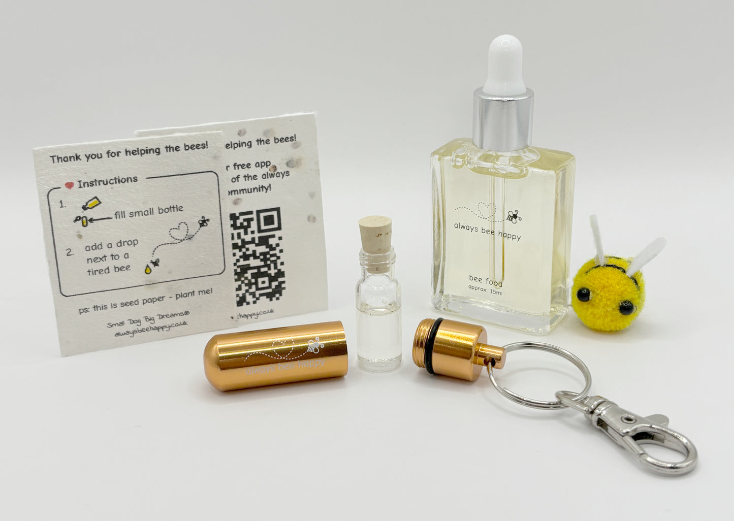 Christmas Themed Bee Revival Kit Gift Bag
