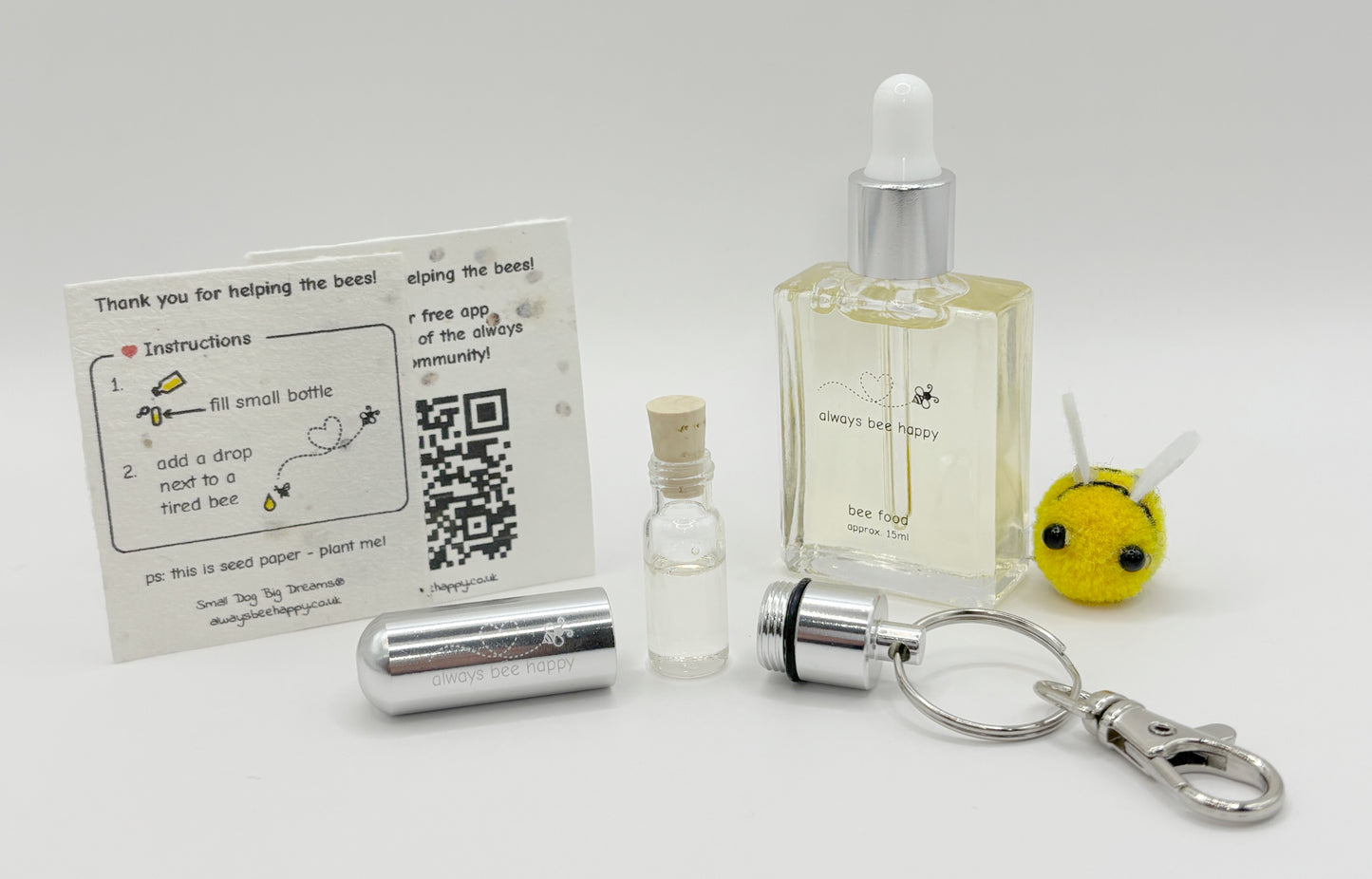 Christmas Themed Bee Revival Kit Gift Bag